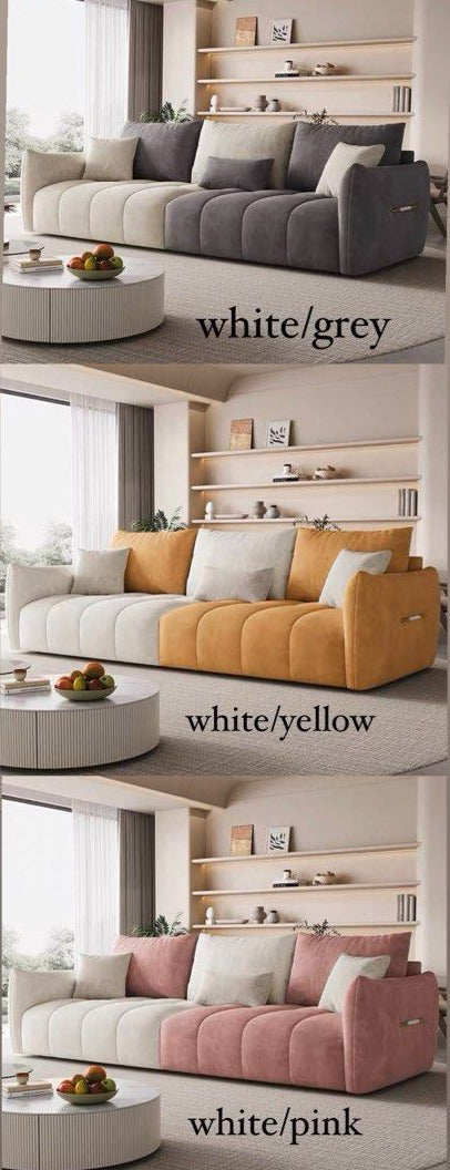 VESENIA Modern Velvet Sofa - Radical Homes Singapore