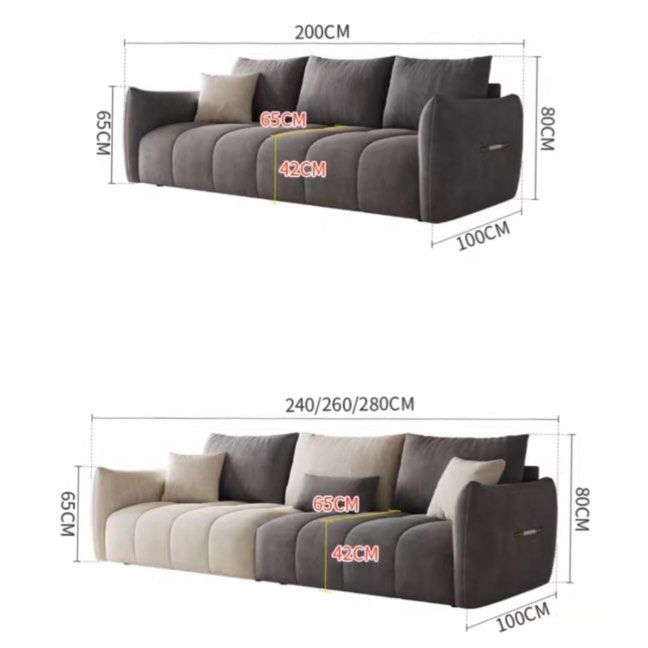 VESENIA Modern Velvet Sofa - Radical Homes Singapore