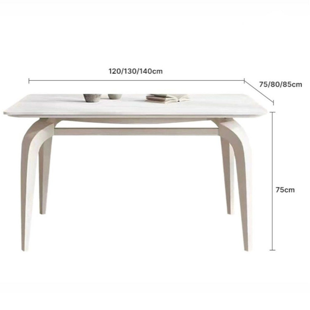 DEEPAK Extendable Sintered Stone Dining Table - Radical Homes Singapore