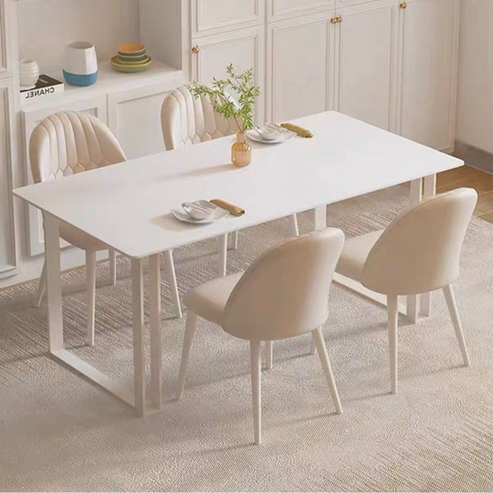 ZAVENZA Modern Sintered Stone Dining Table - Cassa Haus Singapore