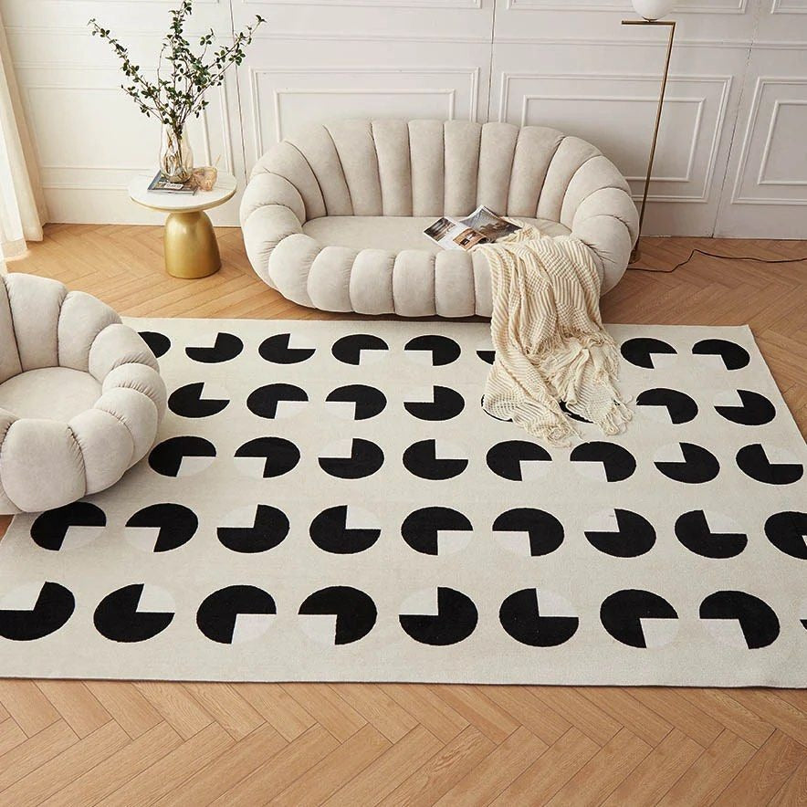 VIKEN Monochrome Rug - Radical Homes Singapore