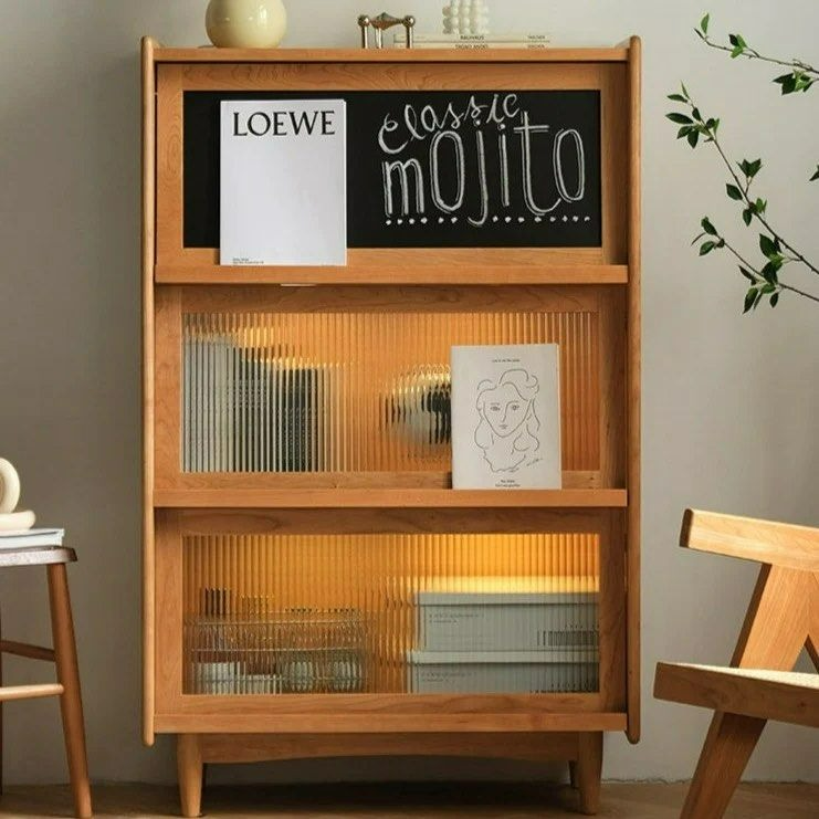 ELEGANTE Wood Bookcase & Cabinet - Radical Homes Singapore