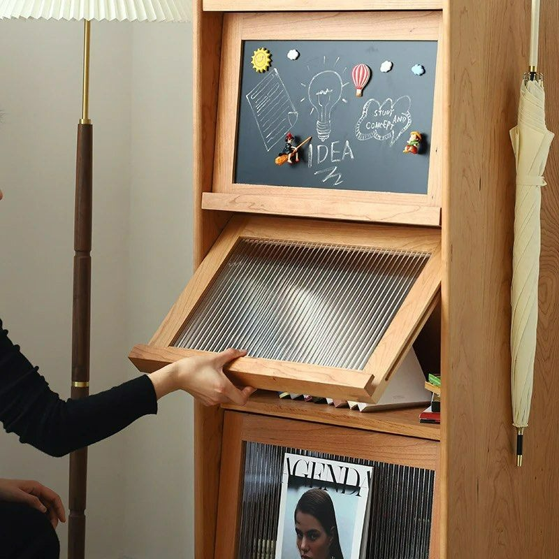 ELEGANTE Wood Bookcase & Cabinet - Radical Homes Singapore
