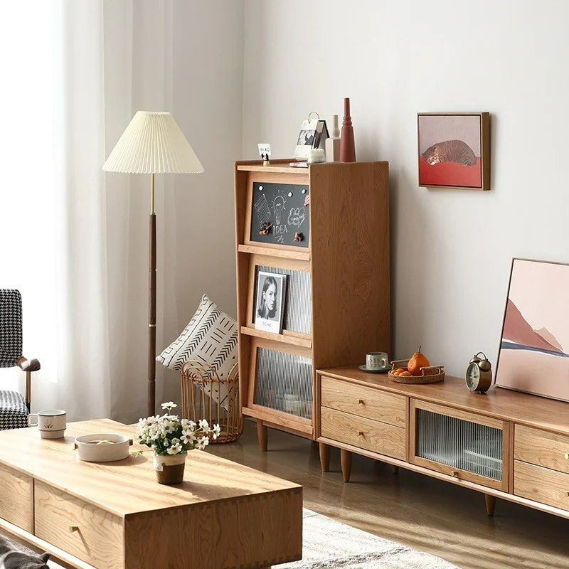 ELEGANTE Wood Bookcase & Cabinet - Radical Homes Singapore