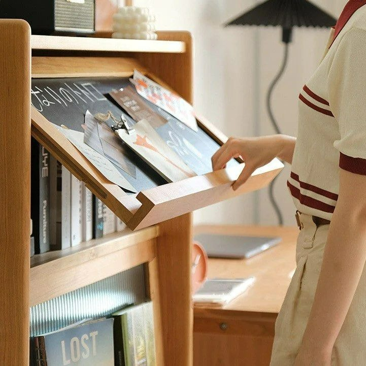 ELEGANTE Wood Bookcase & Cabinet - Radical Homes Singapore