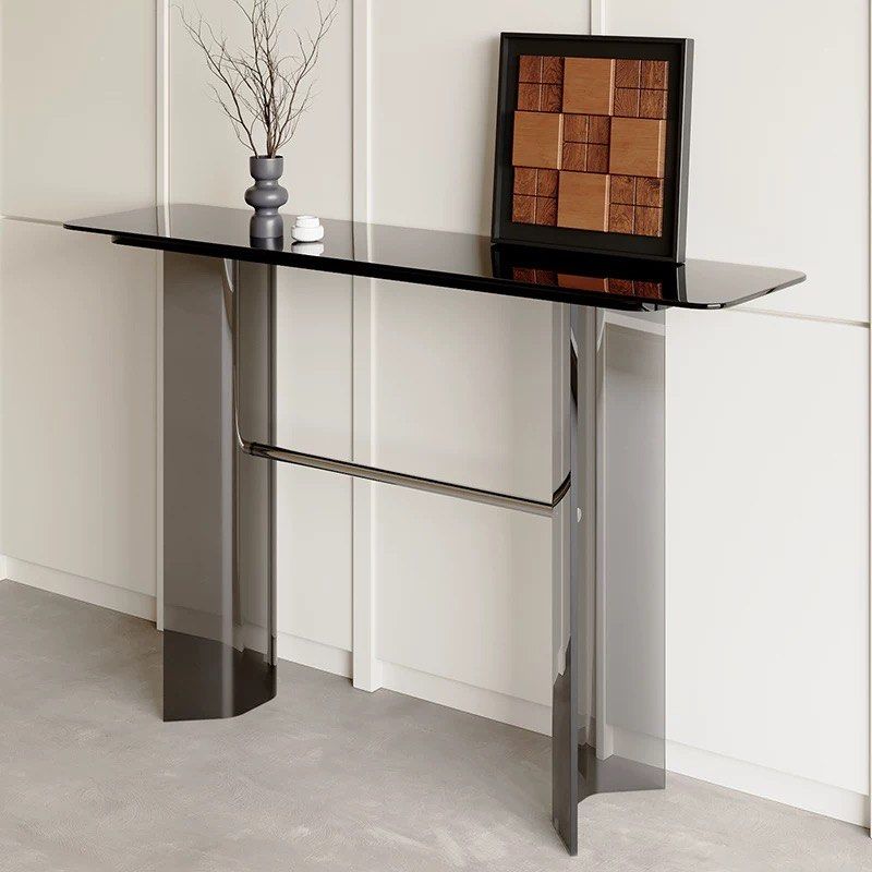 LOBELIA Modern Acrylic Console Table - Radical Homes Singapore