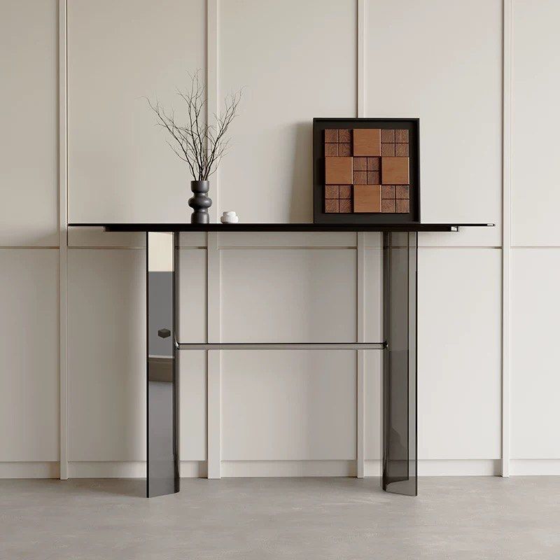 LOBELIA Modern Acrylic Console Table - Radical Homes Singapore