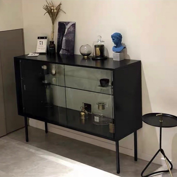 GABRIEL Modern Display Glass Sideboard - Radical Homes Singapore