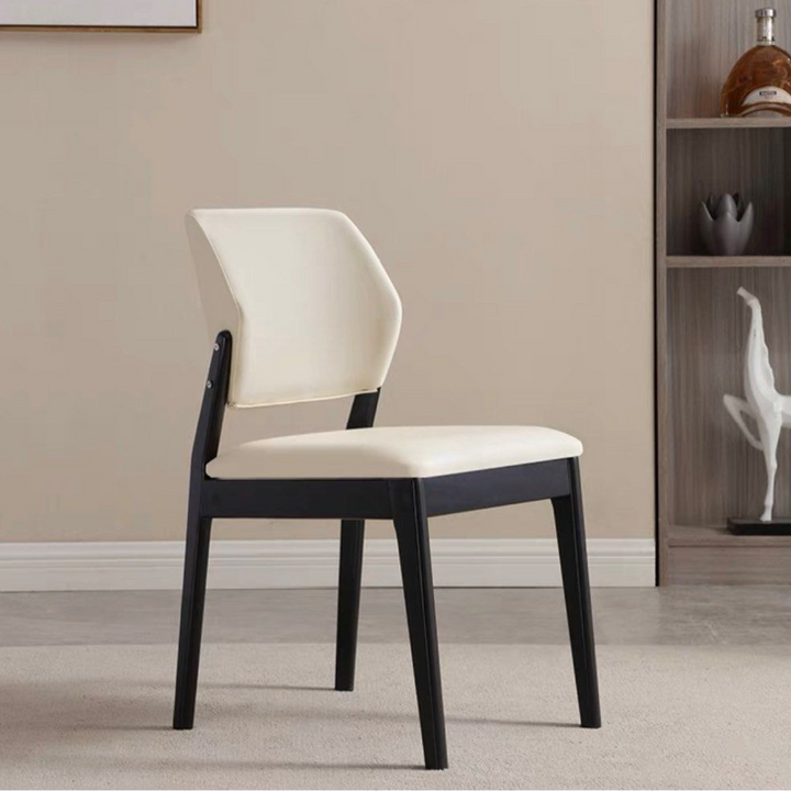 KINNEY Modern Leather Dining Chair - Radical Homes Singapore