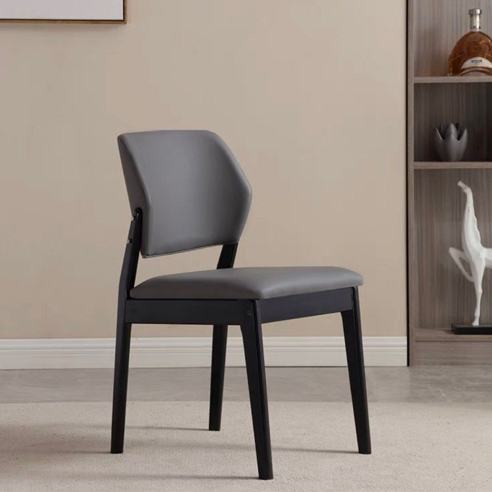 KINNEY Modern Leather Dining Chair - Radical Homes Singapore
