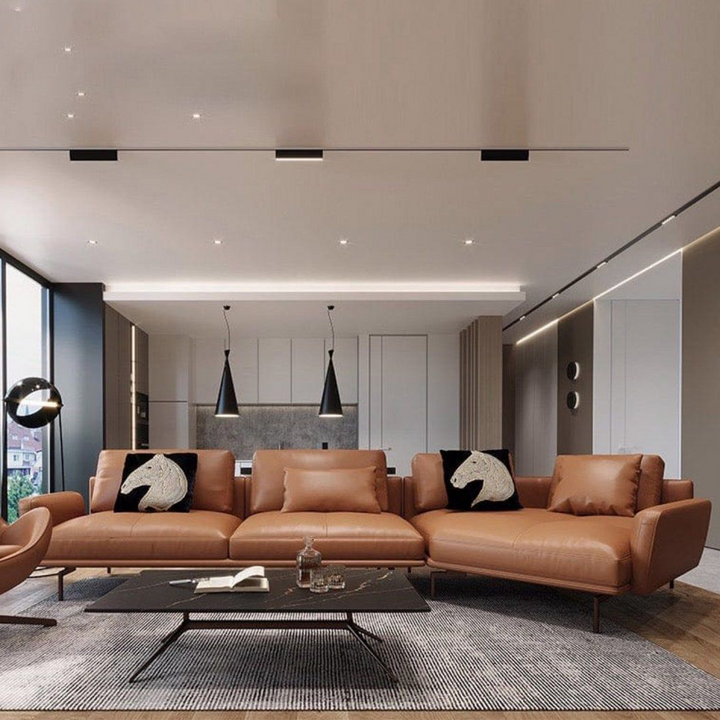 ORACINA Modern Angular Sectional Sofa - Radical Homes Singapore