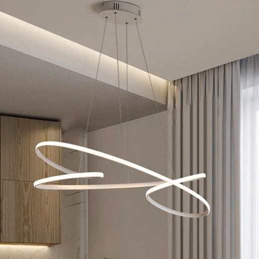 LURA Modern Infinity Chandelier - Radical Homes Singapore
