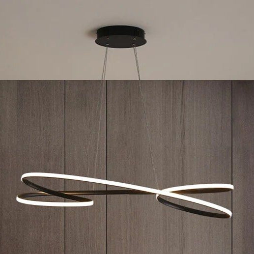 LURA Modern Infinity Chandelier - Radical Homes Singapore
