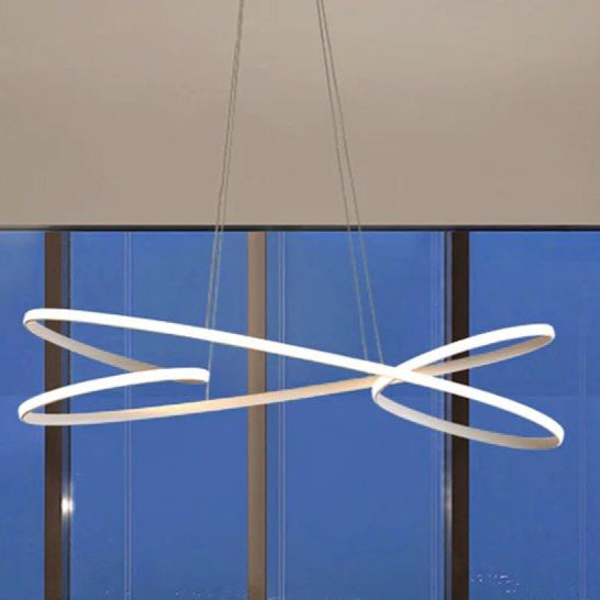 LURA Modern Infinity Chandelier - Radical Homes Singapore