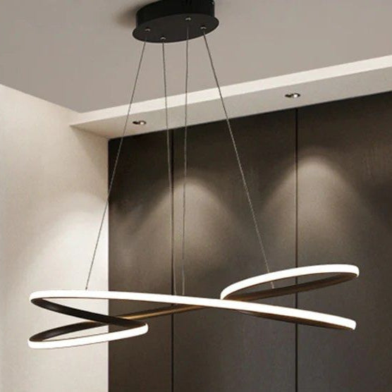 LURA Modern Infinity Chandelier - Radical Homes Singapore