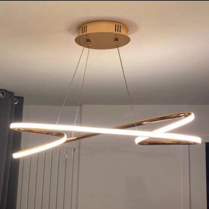 LURA Modern Infinity Chandelier - Radical Homes Singapore