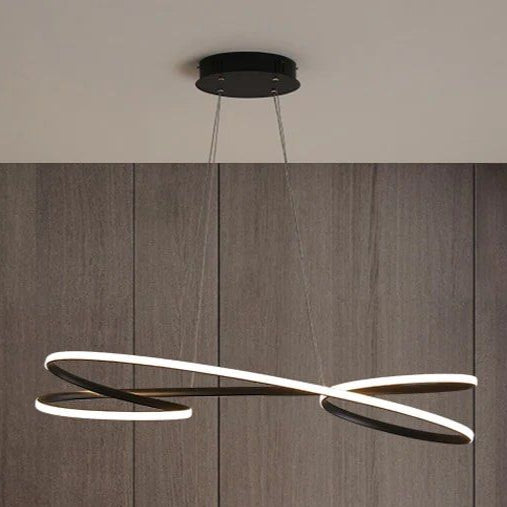 LURA Modern Infinity Chandelier - Radical Homes Singapore
