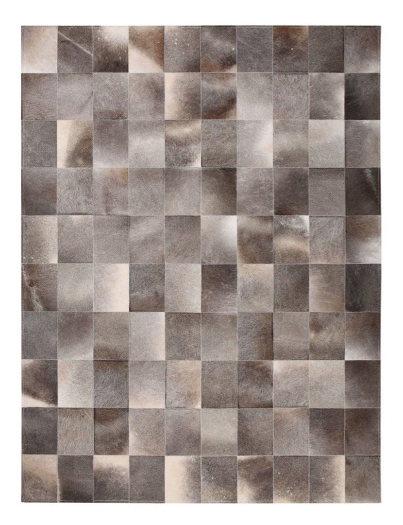 IRIDESSA Modern Cowhide Leather Rug - Cassa Haus Singapore