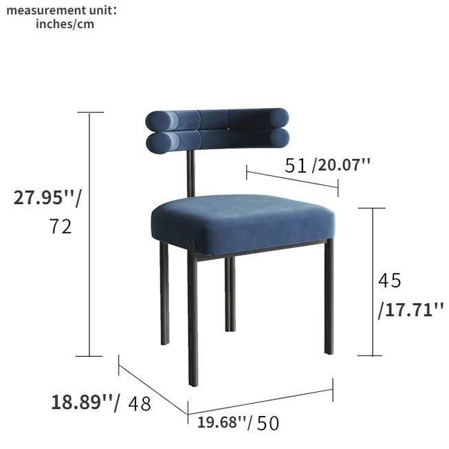 KEET Velvet Upholstered Chair (Set of 2) - Radical Homes Singapore