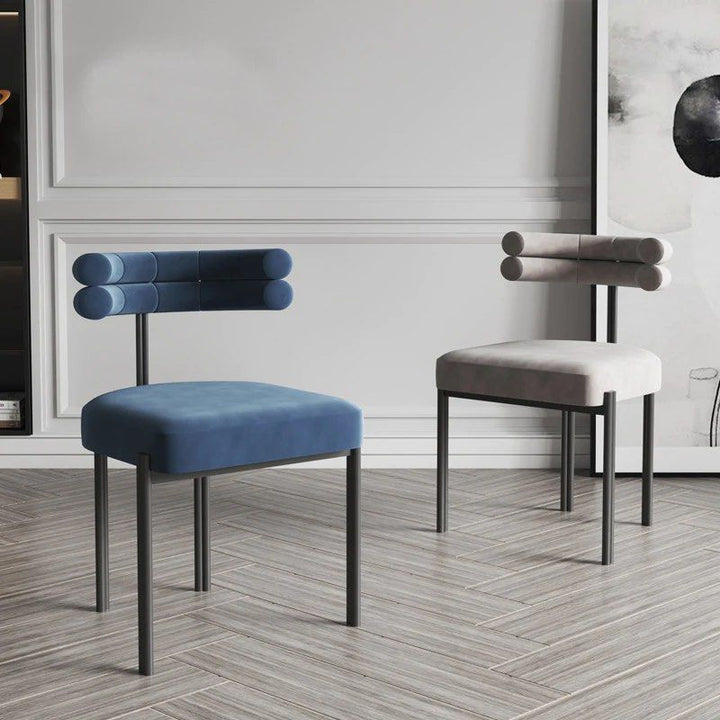 KEET Velvet Upholstered Chair (Set of 2) - Radical Homes Singapore