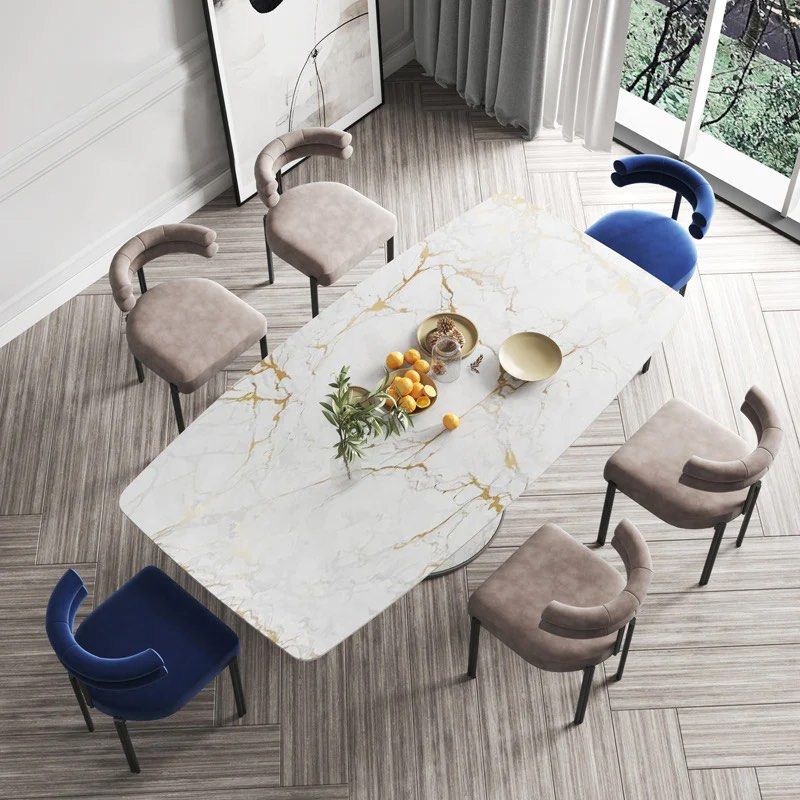 KEET Velvet Upholstered Chair (Set of 2) - Radical Homes Singapore