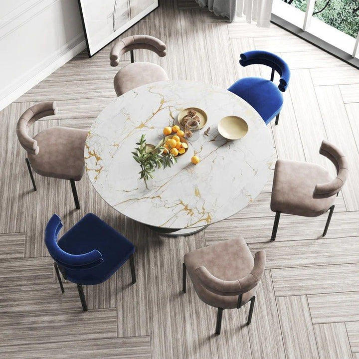 KEET Velvet Upholstered Chair (Set of 2) - Radical Homes Singapore