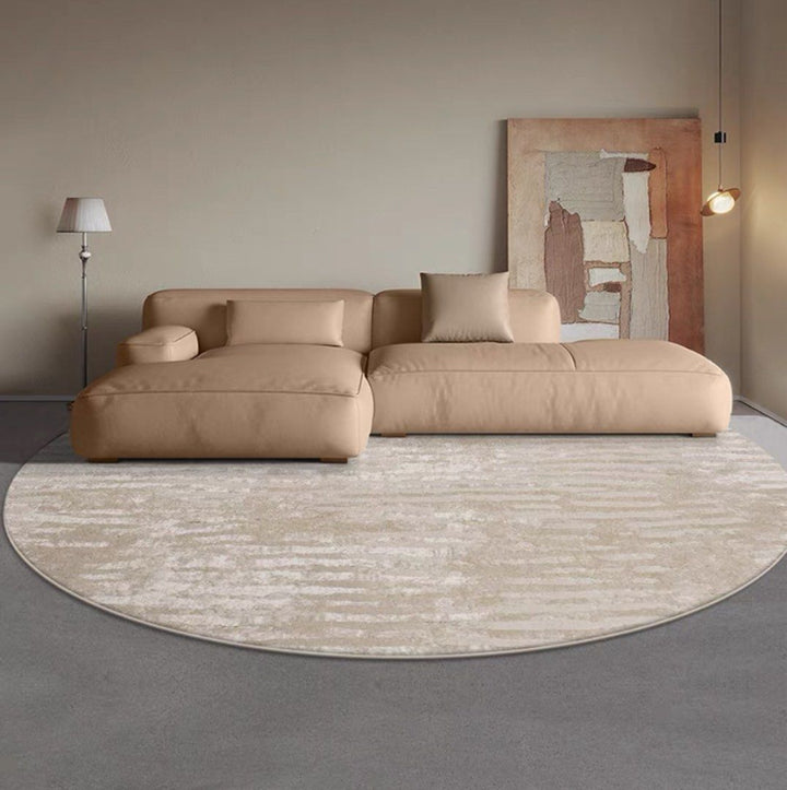 SCHRADER Modern Round Rug - Radical Homes Singapore