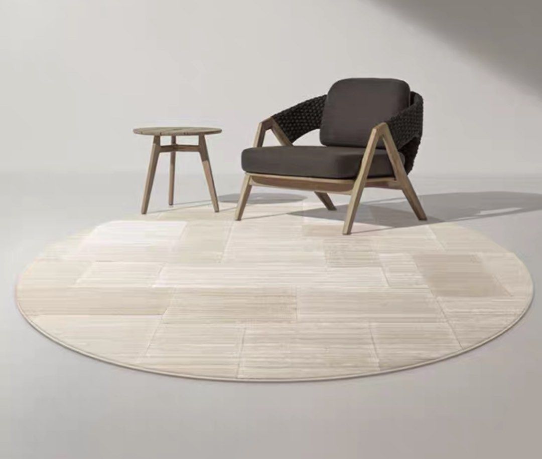 SCHRADER Modern Round Rug - Radical Homes Singapore