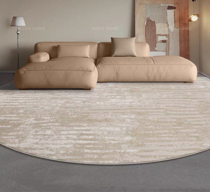 SCHRADER Modern Round Rug - Radical Homes Singapore