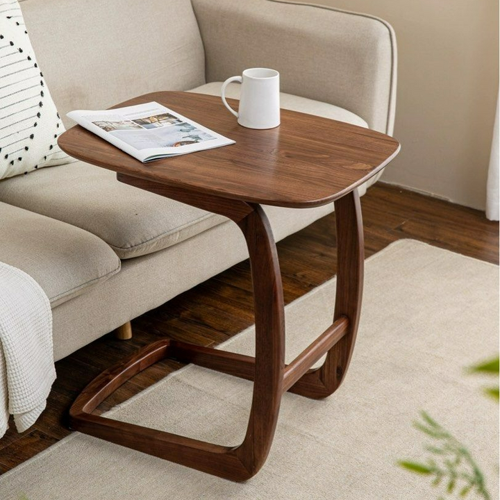 IRULAN Modern Solid Wood Side Table - Radical Homes Singapore