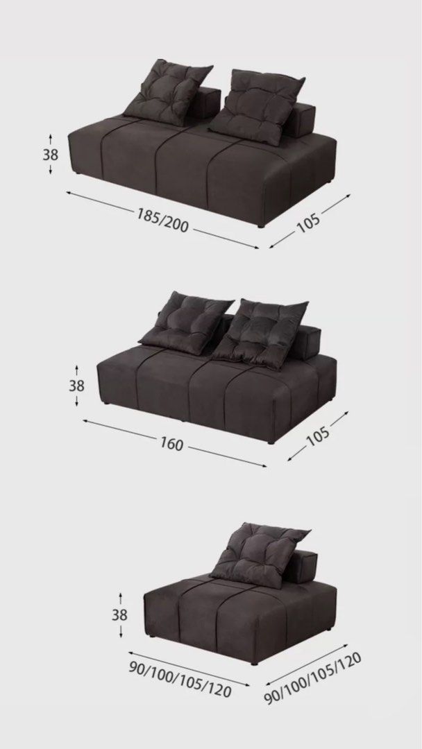 LIRANTO Modern Velvet Sectional Sofa - Radical Homes Singapore