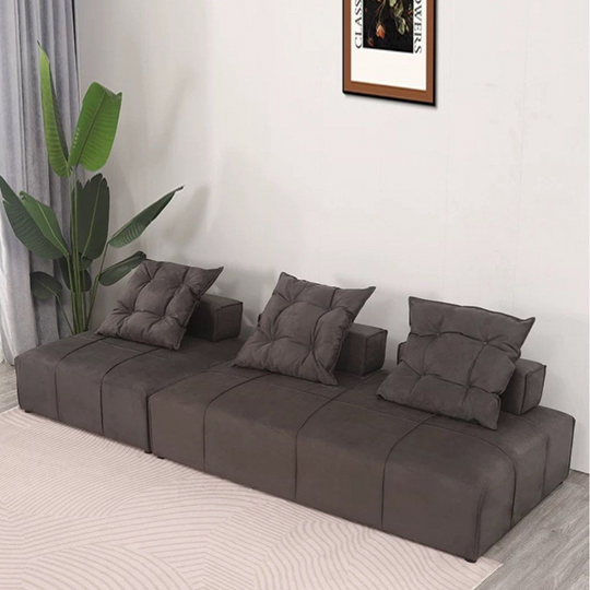 KINGSLEY Modern Velvet Sectional Sofa - Cassa Haus Singapore