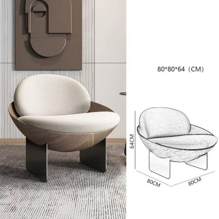 ROSE Modern Lounge Chair - Radical Homes Singapore