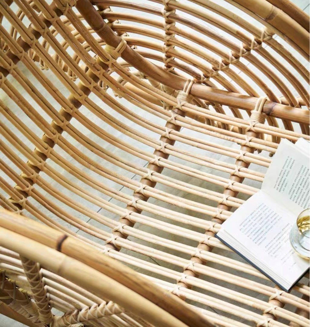 KAI Retro Rattan Lounge Chair - Radical Homes Singapore