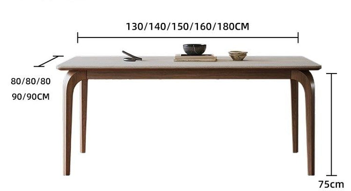 YONAS Modern Travertine Dining Table - Radical Homes Singapore