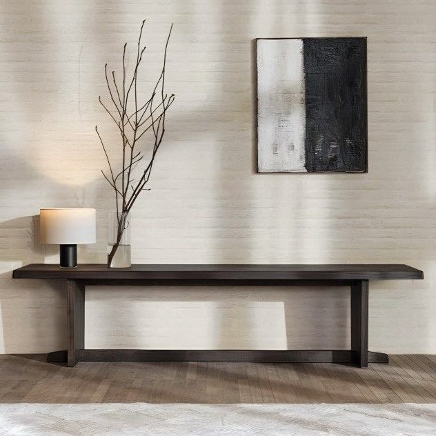 FINCH Rustic Solid Wood Bench - Radical Homes Singapore