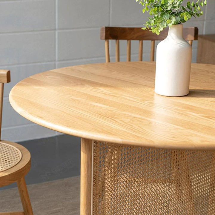 DEXTER Wood Dining Table - Radical Homes Singapore