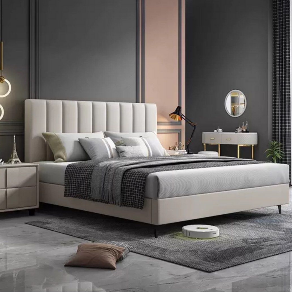 MARGOT Modern Velvet Bedframe - Radical Homes Singapore