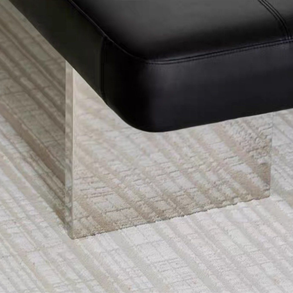 EVANDRA Modern Leather Bench - Radical Homes Singapore