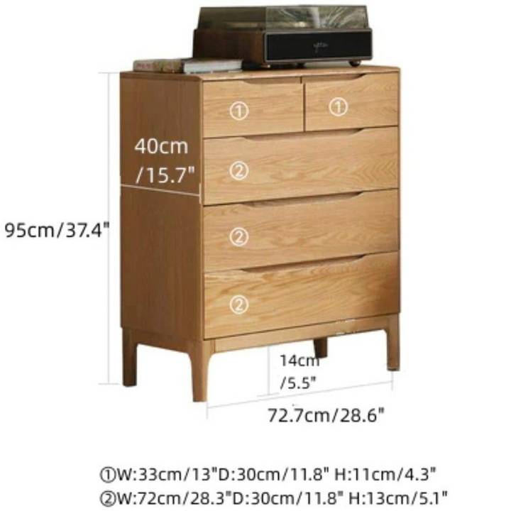 DIOMEDES 5 Drawer Chest - Radical Homes Singapore