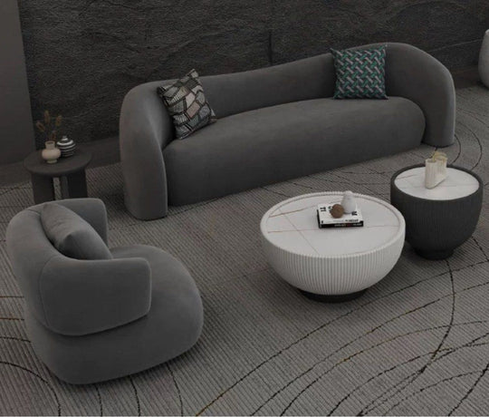 ELDRAVO Modern Velvet Sofa - Cassa Haus Singapore