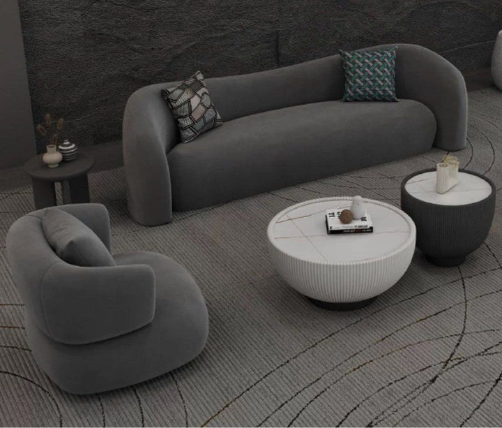 MARSHEL Modern Velvet Sofa - Radical Homes Singapore