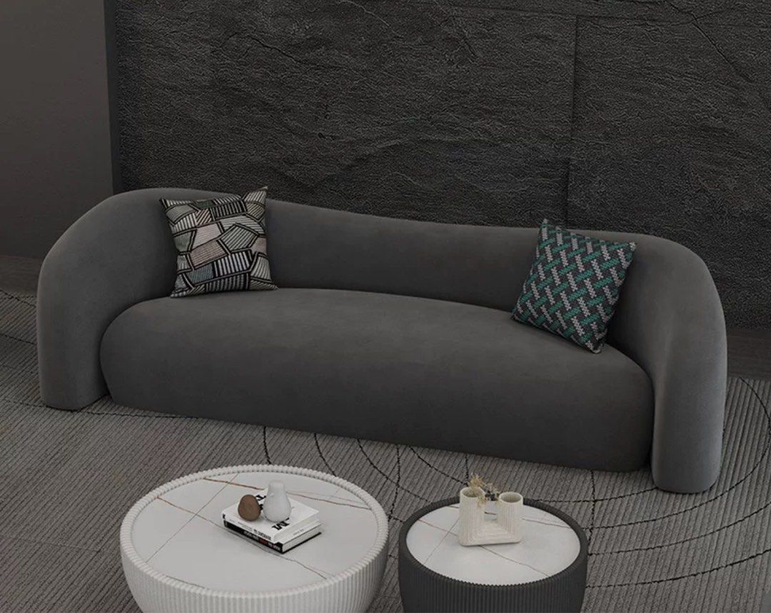 MARSHEL Modern Velvet Sofa - Radical Homes Singapore