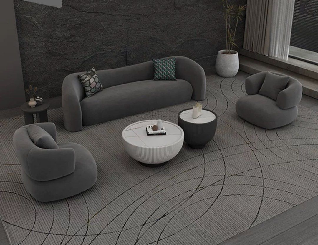 MARSHEL Modern Velvet Sofa - Radical Homes Singapore