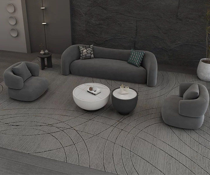 MARSHEL Modern Velvet Sofa - Radical Homes Singapore