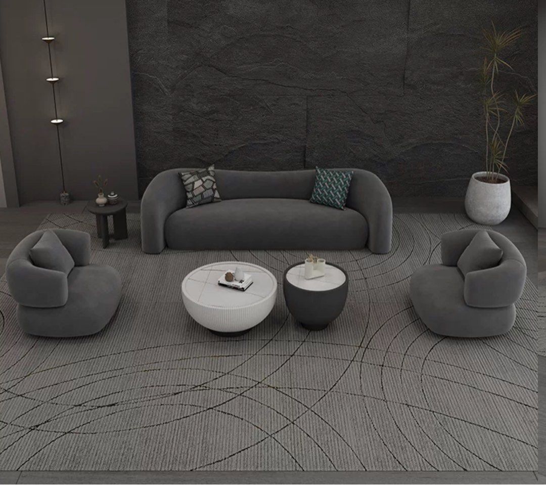 MARSHEL Modern Velvet Sofa - Radical Homes Singapore