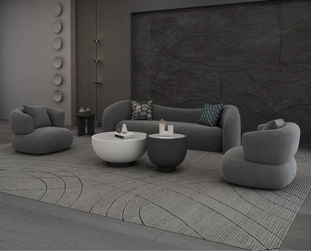 MARSHEL Modern Velvet Sofa - Radical Homes Singapore