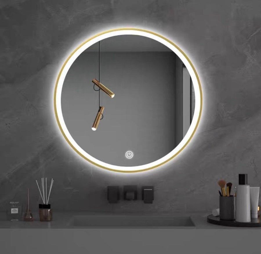 MASAEO Modern Round LED Wall Mirror - Radical Homes Singapore