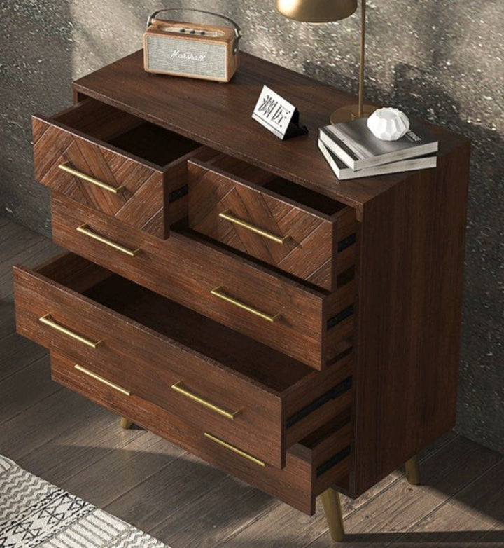 DOMITIANA Herringbone Chest Of Drawers - Radical Homes Singapore