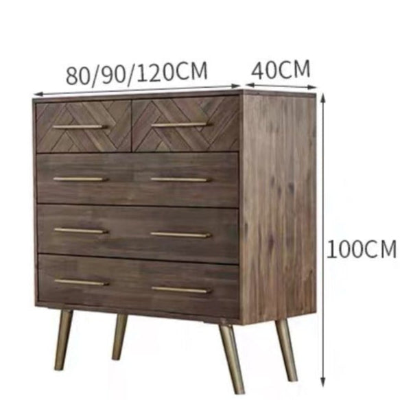 DOMITIANA Herringbone Chest Of Drawers - Radical Homes Singapore